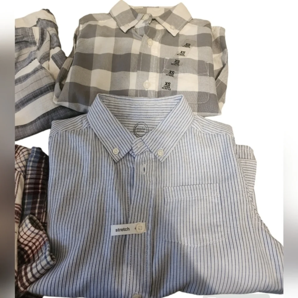 Boys long sleeve‎ button down bundle